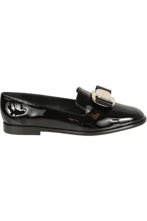 Salvatore Ferragamo Sko, Dame, Sort, 36 1/2 EU, Sorte flade sko Zamira