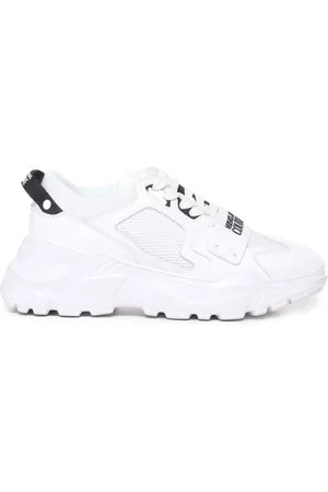 VERSACE Sko, Herre, Hvid, 41 EU, Læder, Hvide Sneakers