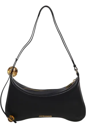 Jacquemus Taske, Dame, Sort, ONE SIZE, Uld, Sort Perle Skuldertaske