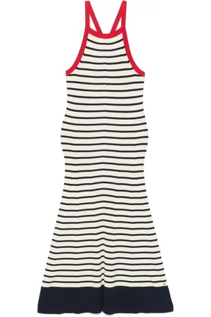 Tommy Hilfiger Kjole, Dame, Flerfarvet, M, Stribet Strik