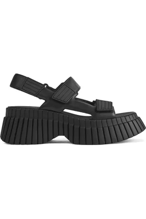 Camper Sko, Dame, Sort, 36 EU, Læder, Flade sandaler