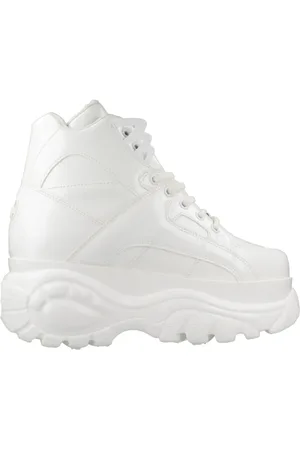 Buffalo Sko, Dame, Hvid, 40 EU, Uld, Veganske Sneakers