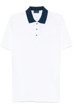 Paul & Shark Top, Herre, Hvid, L, Bomuld, Polo Shirt Made in Italy