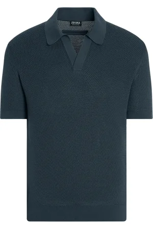 Ermenegildo Zegna Top, Herre, Grøn, L, Uld, Grøn Polo