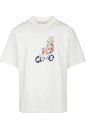 Drôle de Monsieur Top, Herre, Hvid, M, Golfer T-shirt