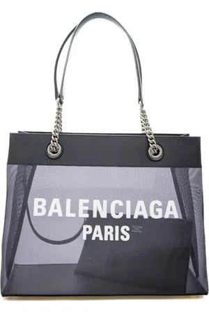 Balenciaga Taske, Dame, Sort, ONE SIZE, Uld, Sort Shopper Taske Ss23