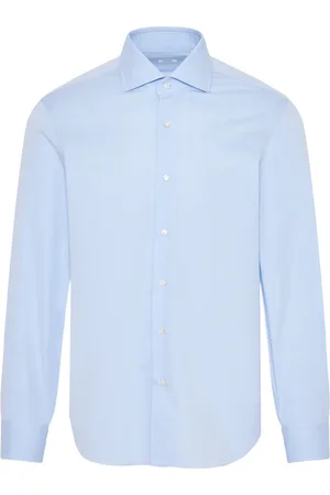 BARBA Skjorte, Herre, Blå, 3XL, Bomuld, Klassisk Bomuldsskjorte