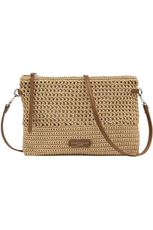 Gianni chiarini Taske, Dame, Brun, ONE SIZE, Uld, Natur Skuldertaske
