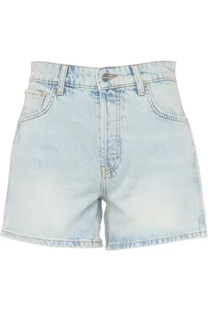 ANINE BING Shorts, Dame, Blå, W25, Denim, Denim Blå High Rise Shorts