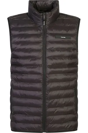 Calvin Klein Jakke, Herre, Sort, S, Uld, Sort strik til mænd Aw24