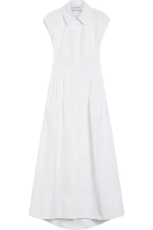 Max Mara Kjole, Dame, Hvid, 2XS, Elegant Kvinder Kjole Samling