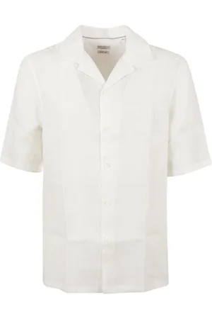 Brunello Cucinelli Skjorte, Herre, Hvid, XL, Camicia Skjorter Kollektion
