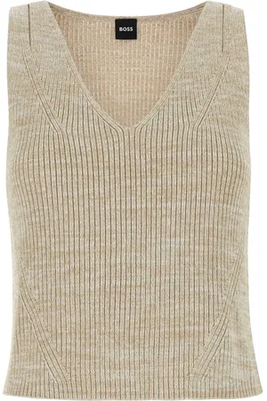 HUGO BOSS Top, Dame, , M, Melange Viskose Blend Vest