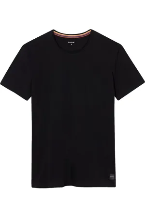 Paul Smith Top, Herre, Sort, XL, Bomuld, Sort bomuldslounge T-shirt