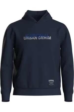Kaporal 5 Sweathshirts & Hoodies, Herre, Blå, 2XL, Bomuld, Urban Hættetrøje Sweatshirt Blå Bomuld