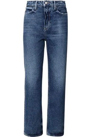 Icon Denim Jeans, Dame, Blå, W23, Denim, Blå Denim Slim Fit Jeans