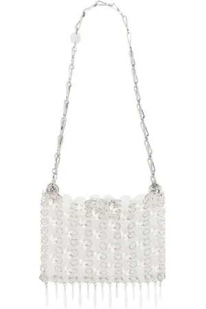 Paco rabanne Taske, Dame, Hvid, ONE SIZE, Metal Mix Håndtaske
