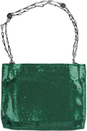 Paco rabanne Taske, Dame, Grøn, ONE SIZE, Uld, Shoulder Bags