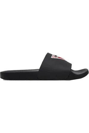 Guess Sko, Herre, Sort, 41 EU, Sort Mule PVC Logo Sandaler