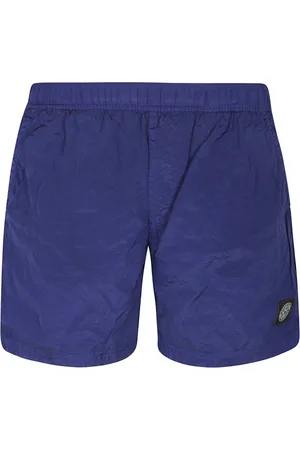 Stone Island Badetøj, Herre, Blå, L, Hurtigtørrende badeshorts til mænd
