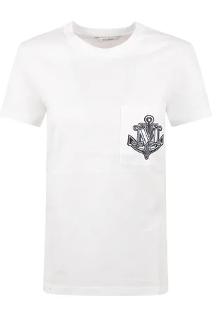 Max Mara Top, Dame, Hvid, M, Bomuld, Hvide T-shirts og Polos Acacia