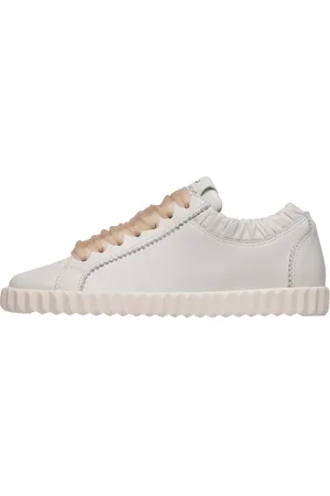 Voile blanche Sko, Dame, Hvid, 40 EU, Tyl, Leather sneakers Gilly