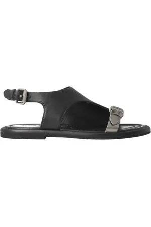 Elvio zanon Sko, Dame, Sort, 37 EU, Læder, Sort/sølv damesandal elegant design