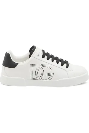 Dolce & Gabbana Sko, Herre, Hvid, 41 EU, Lavtop Sneakers Bianco/Nero