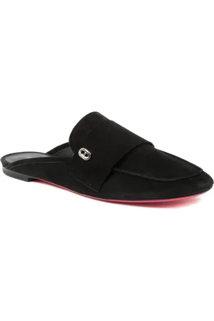 DEE OCLEPPO Sko, Dame, Sort, 36 EU, Suede, Suede Backless Sandaler