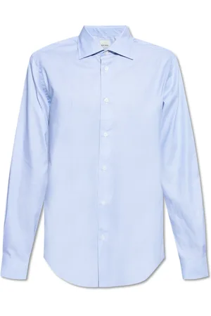 Paul Smith Skjorte, Herre, Blå, 5XL, Bomuld, Cotton Shirt