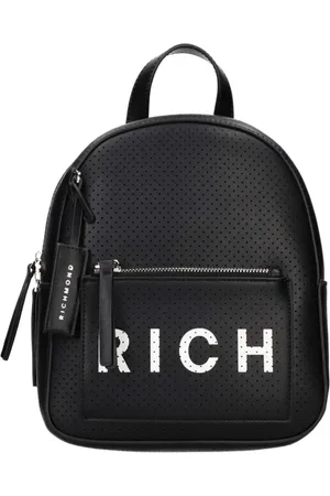 John Richmond Taske, Dame, Sort, ONE SIZE, Uld, Sort Dame Logo Rygsæk