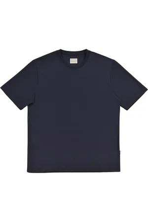 At.p.Co Top, Herre, Blå, S, Bomuld, Kortærmet rund hals T-shirt