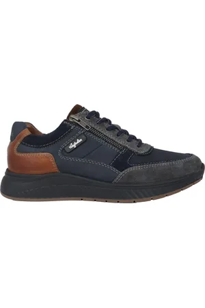 Australian Sko, Herre, Blå, 45 EU, Læder, Blå Herresneaker - Maurizio