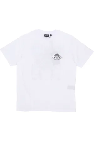 DOLLY NOIRE Top, Herre, Hvid, M, Bomuld, Hvid Kortærmet Bomuld Tee