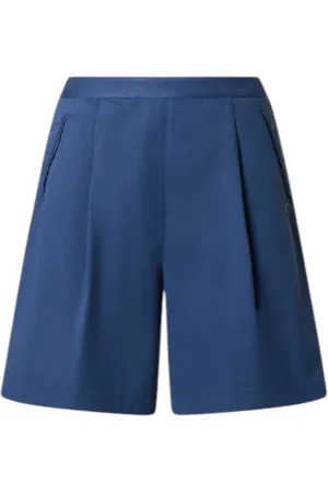 North Sails Shorts, Dame, Blå, 2XL, Bomuld, Bomuld Bermuda Shorts med Side Logo