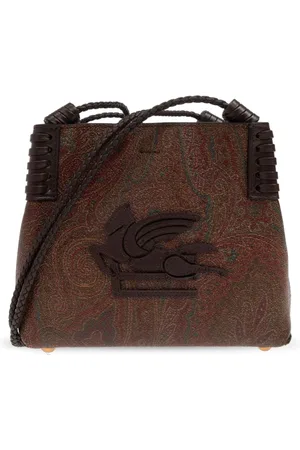 Etro Taske, Dame, Brun, ONE SIZE, Bomuld, Mini Libra Shopping Taske i Brun