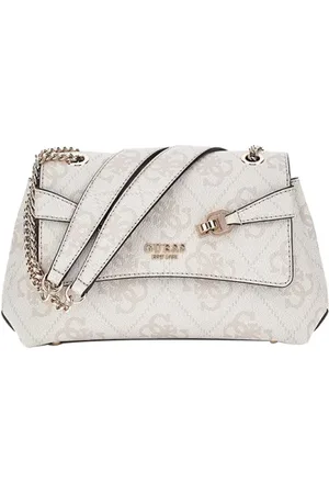 Guess Taske, Dame, Hvid, ONE SIZE, Uld, Elegant Lorelei Håndtaske med 4G Logo