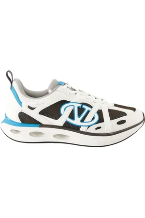 VALENTINO GARAVANI Sko, Herre, Flerfarvet, 43 EU, Læder, Trefarvet Læder og Mesh Sneakers