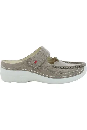 Wolky Sko, Dame, , 41 EU, Taupe Slipper Mules til Kvinder