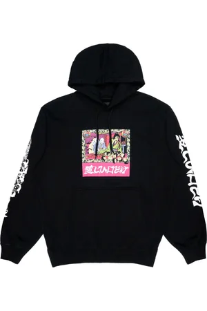 Edwin Sweathshirts & Hoodies, Herre, Sort, L, Bomuld, Hoodie med regelmæssig pasform og tryk