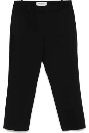 ERMANNO SCERVINO Bukser, Dame, Sort, M, Uld, Stilfulde Cropped Bukser