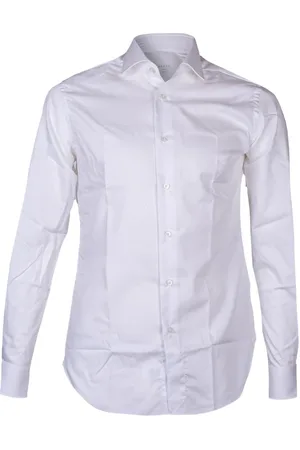 Xacus Skjorte, Herre, Hvid, 2XL, Bomuld, Casual Bluser