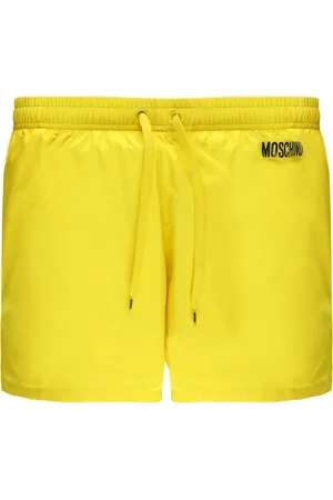 Moschino Badetøj, Herre, Gul, L, Gul Havtøj Elastisk Talje Snøre