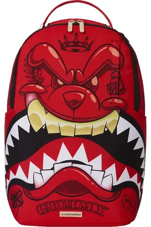 Sprayground Taske, Herre, Rød, ONE SIZE, Stor Mean Shark Bite Rygsæk
