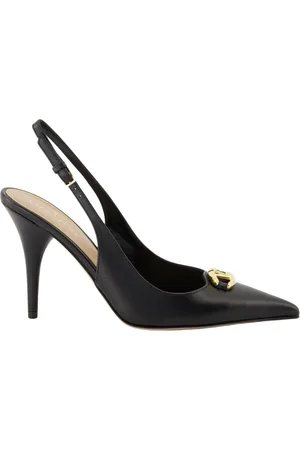 VALENTINO GARAVANI Sko, Dame, Sort, 36 EU, Læder, The Bold Leather Pumps
