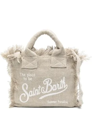 MC2 SAINT BARTH Taske, Dame, , ONE SIZE, Uld, Mini Linen Vanity Tote Bag