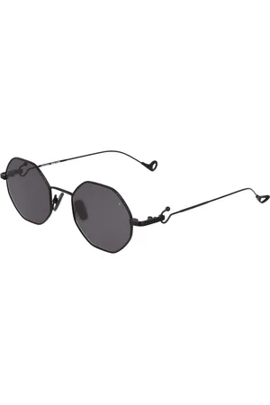 Eyepetizer Tilbehør, unisex, Sort, 47 MM, Moderne Irregulære Solbriller Voyage