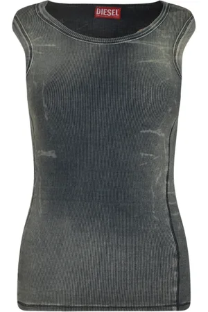 Diesel Top, Dame, Sort, L, Uld, Stilfuld Top til Mænd