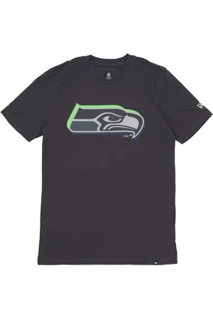New Era Top, Herre, Grå, S, Bomuld, Seattle Seahawks Draft Tee Shirt