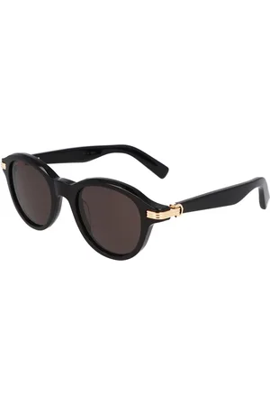 Cartier Tilbehør, unisex, Sort, 51 MM, Runde solbriller model Ct0395S